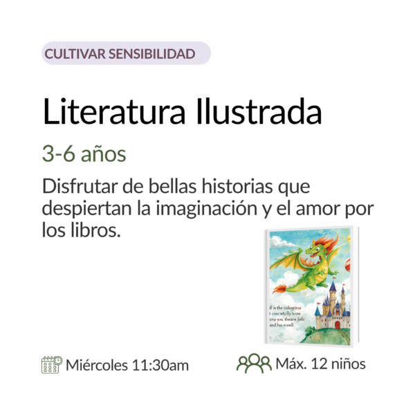 Club de literatura ilustrada para niños