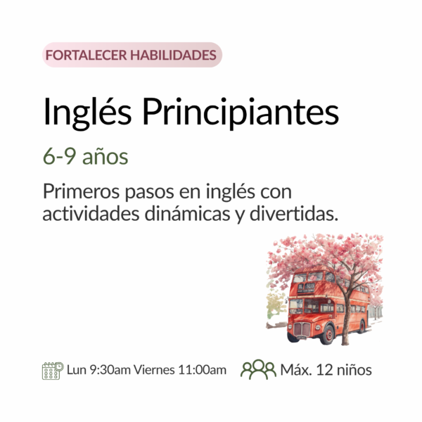 Club de inglés para niños