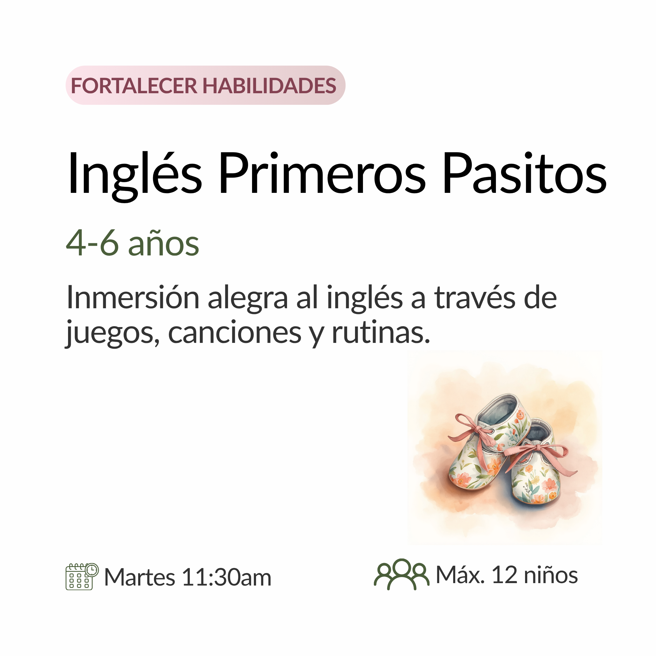 Club de inglés para niños