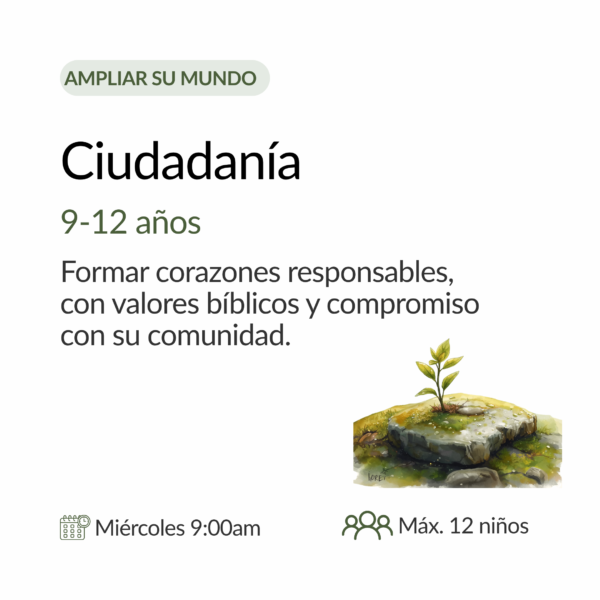 Club de ciudadanía para niños