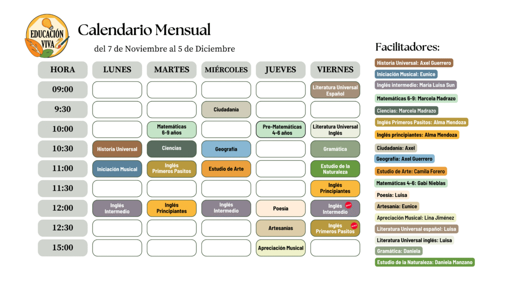 Club de apoyo para tu escuela en casa