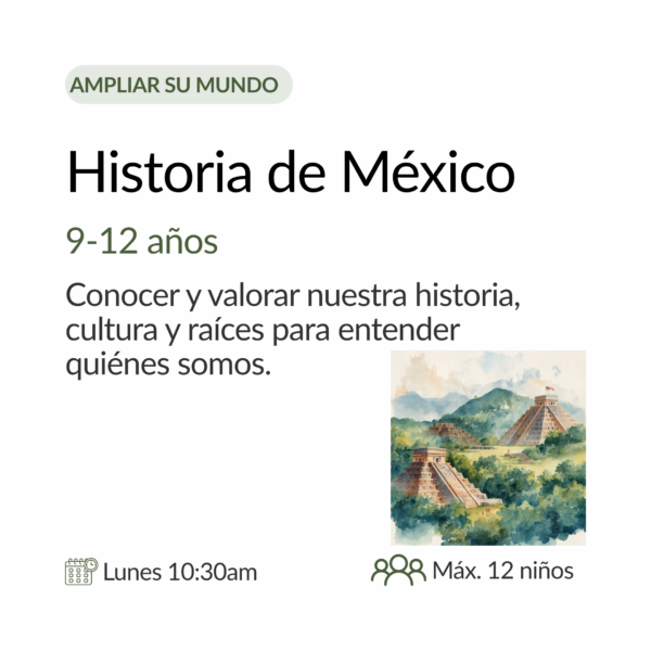 Club de historia de México para niños
