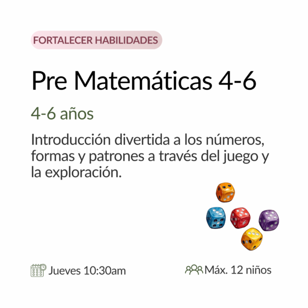 Club de matemáticas para niños