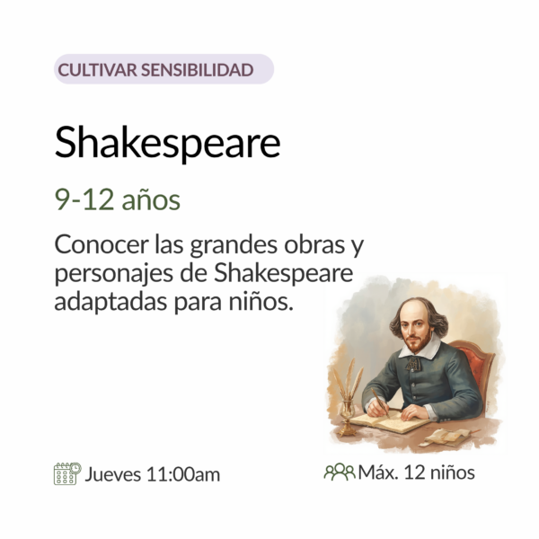 Club de Shakespeare para niños