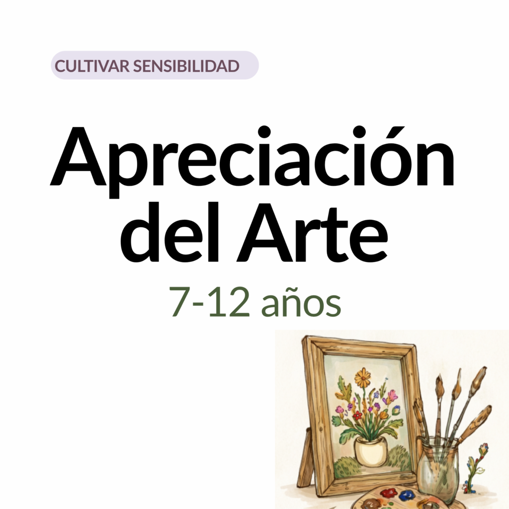 Club de apreciación de arte para niños